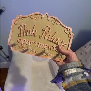 Pink Palace Wall Sign